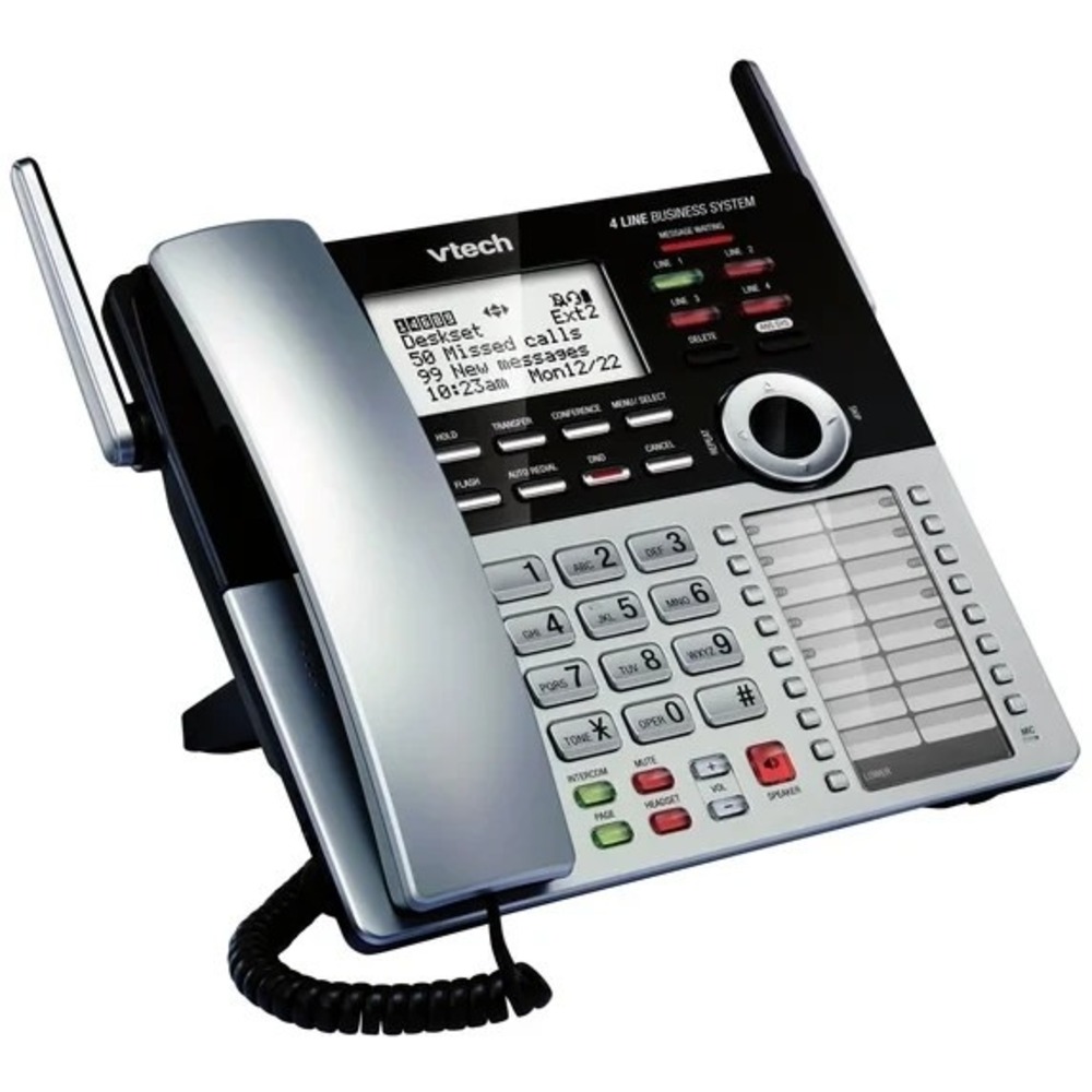 CM18245 Four-Line Business System Extension Deskset for Use With Vtech CM18445